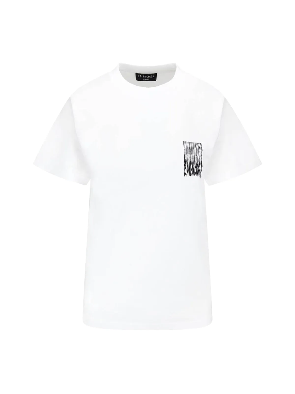 Balenciaga Barcode Motif Print T-Shirt