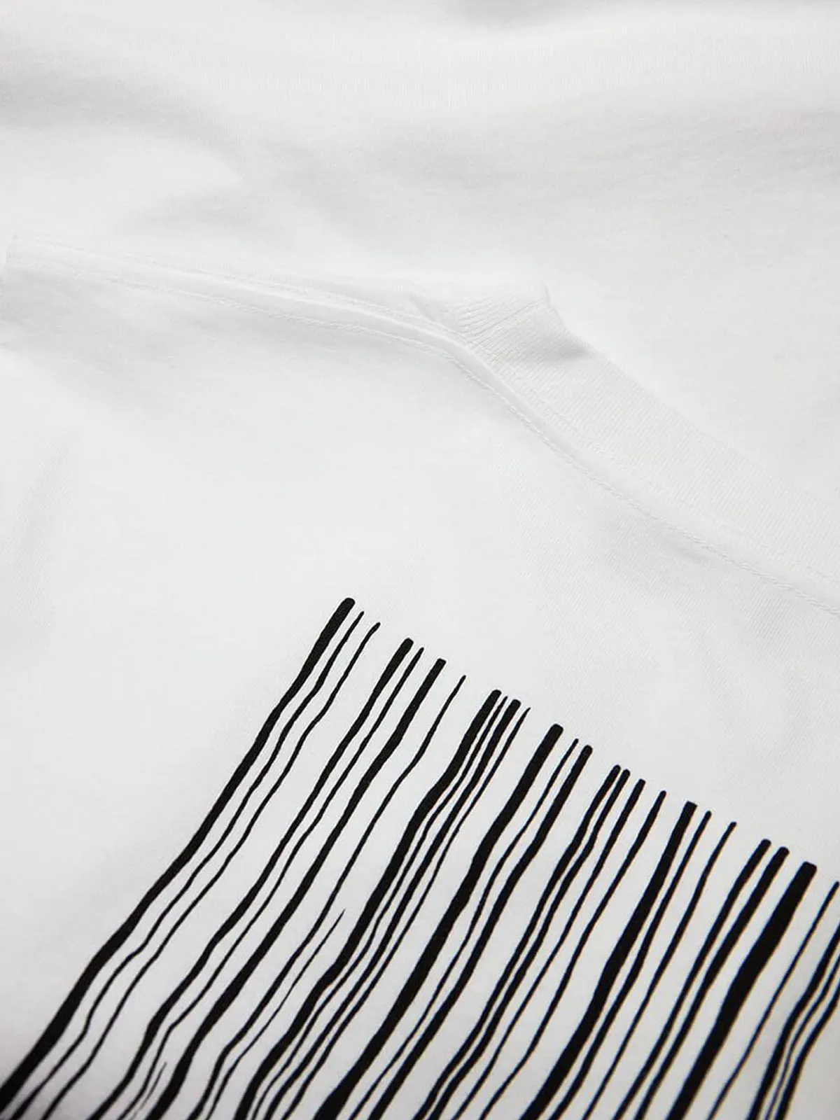 Balenciaga Barcode Motif Print T-Shirt