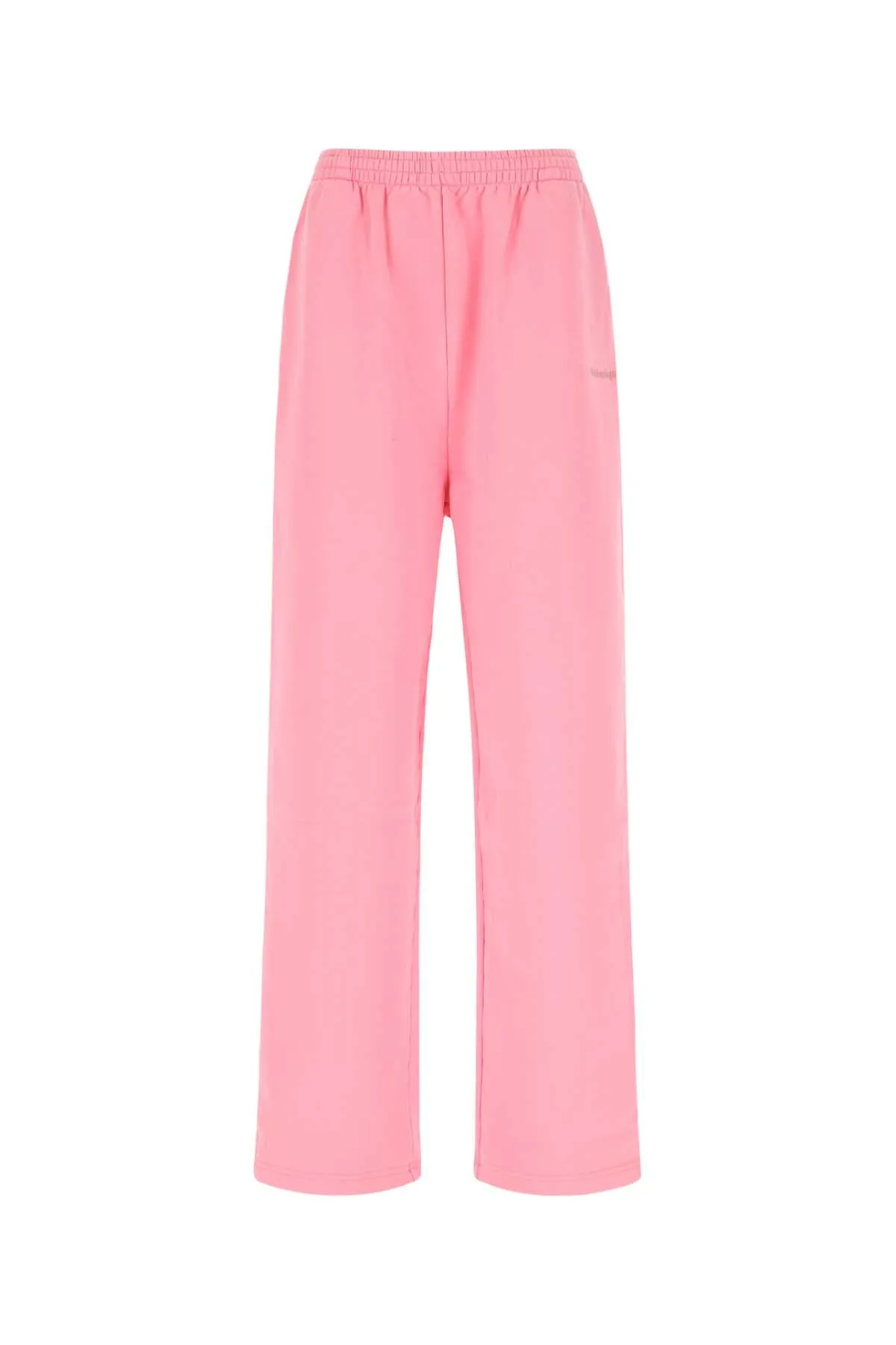 Balenciaga Logo Embroidered Wide Leg Trousers