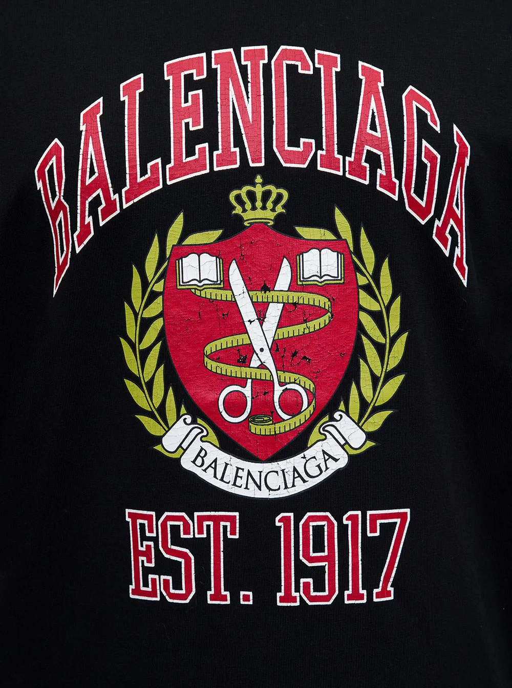 Balenciaga Logo Print Crewneck T-Shirt