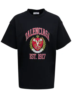 Balenciaga Logo Print Crewneck T-Shirt