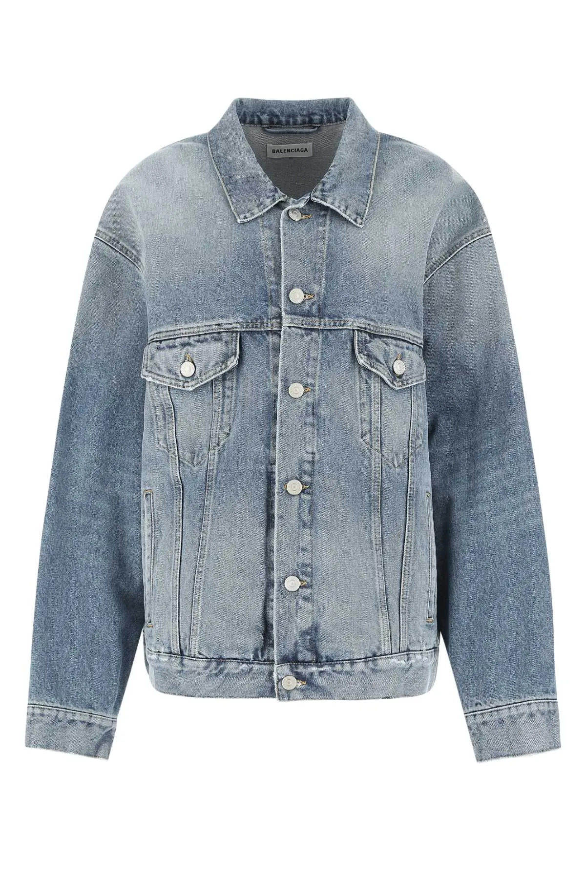 Balenciaga Strass Large Fit Denim Jacket