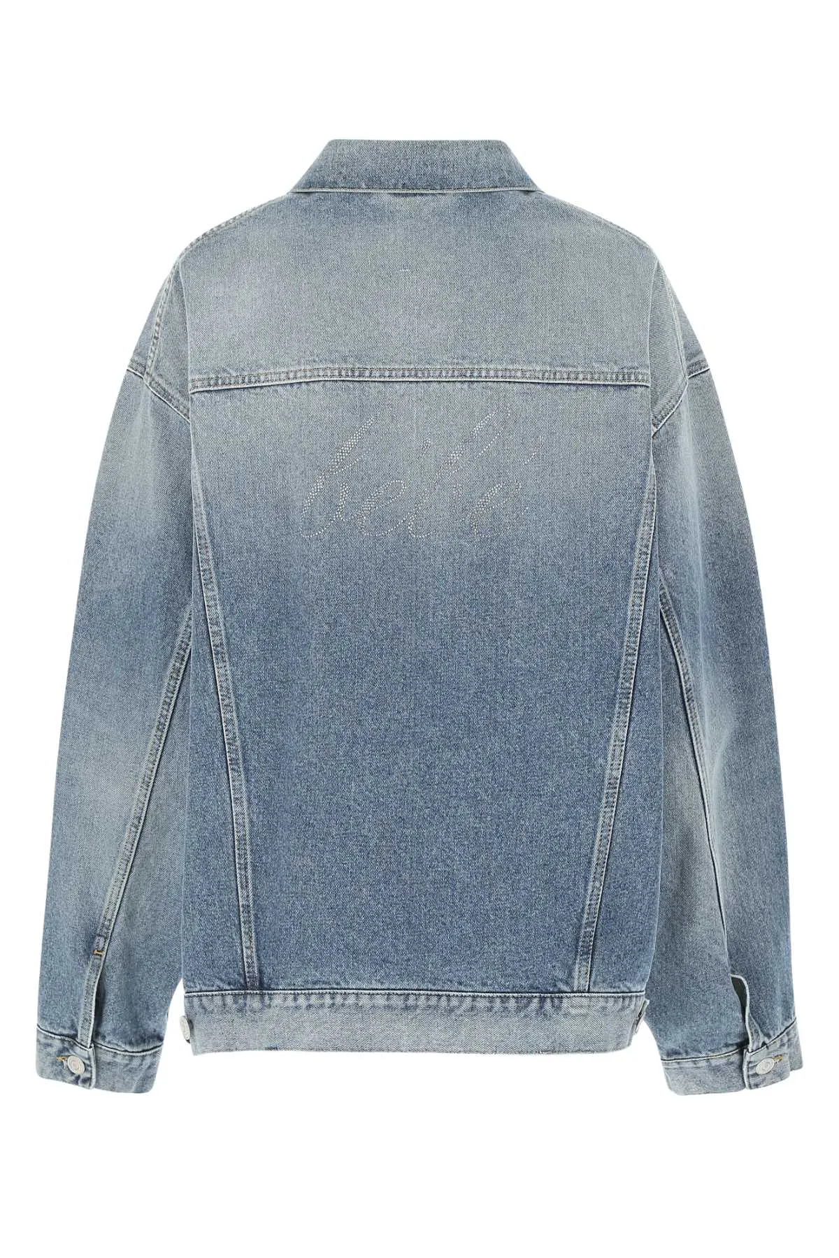 Balenciaga Strass Large Fit Denim Jacket