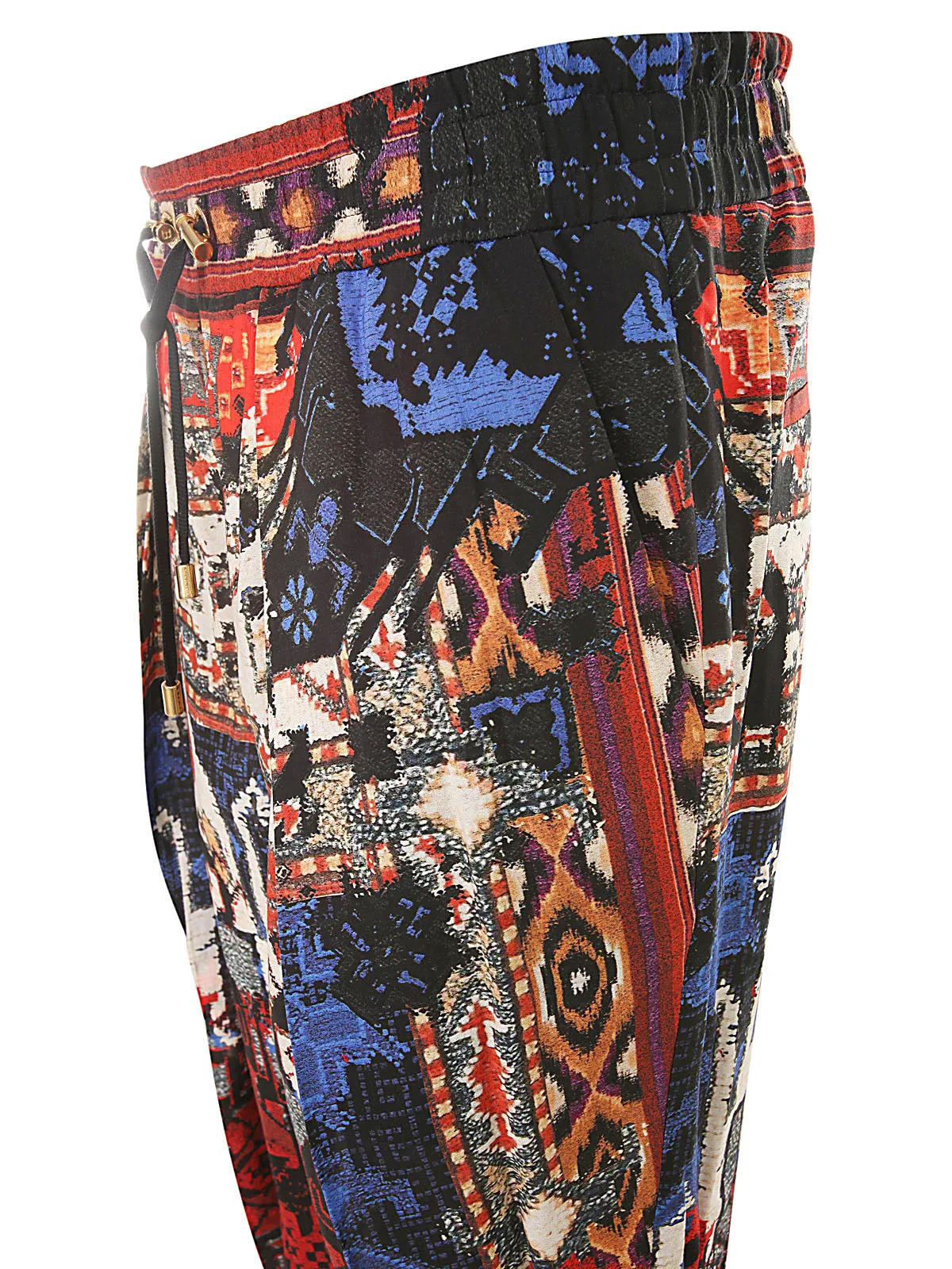 Balmain Abstract Patterned Pleated Trousers