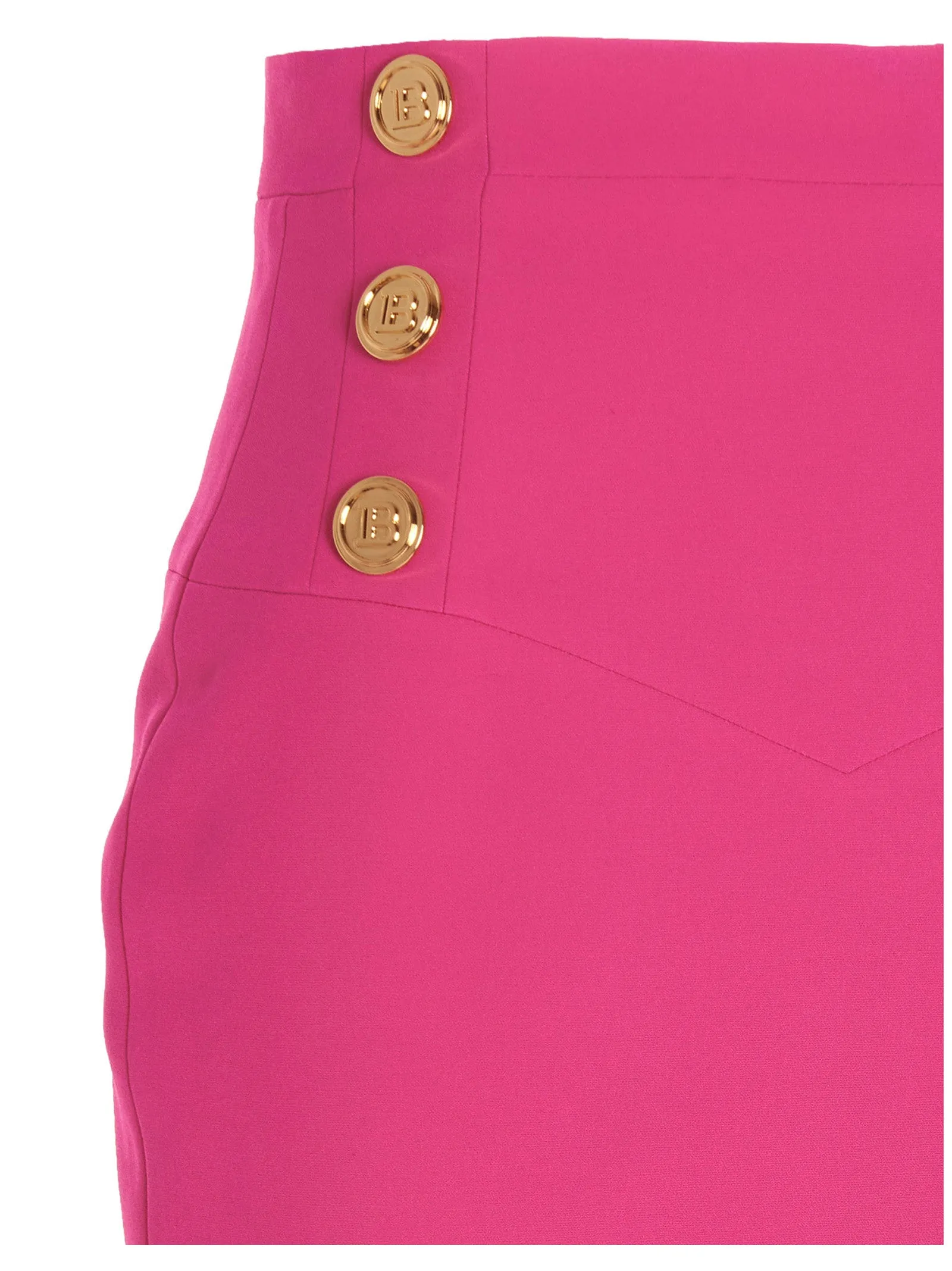 Balmain Buttoned Detailed Mini Skirt