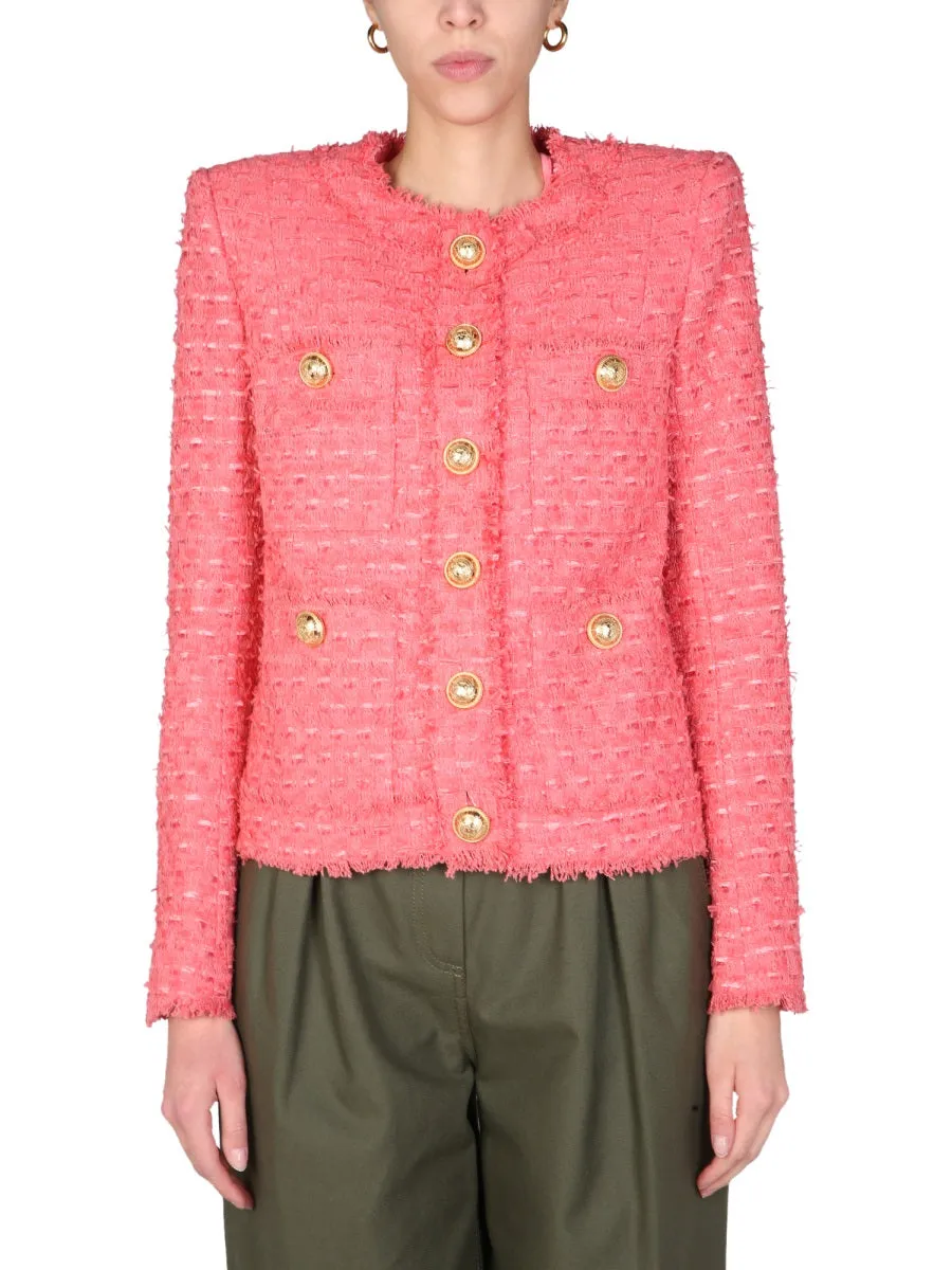 Balmain Buttoned Long-Sleeved Jacket
