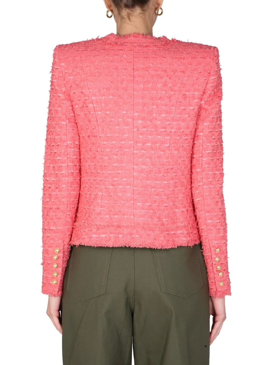 Balmain Buttoned Long-Sleeved Jacket