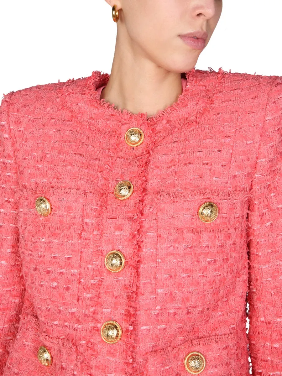Balmain Buttoned Long-Sleeved Jacket