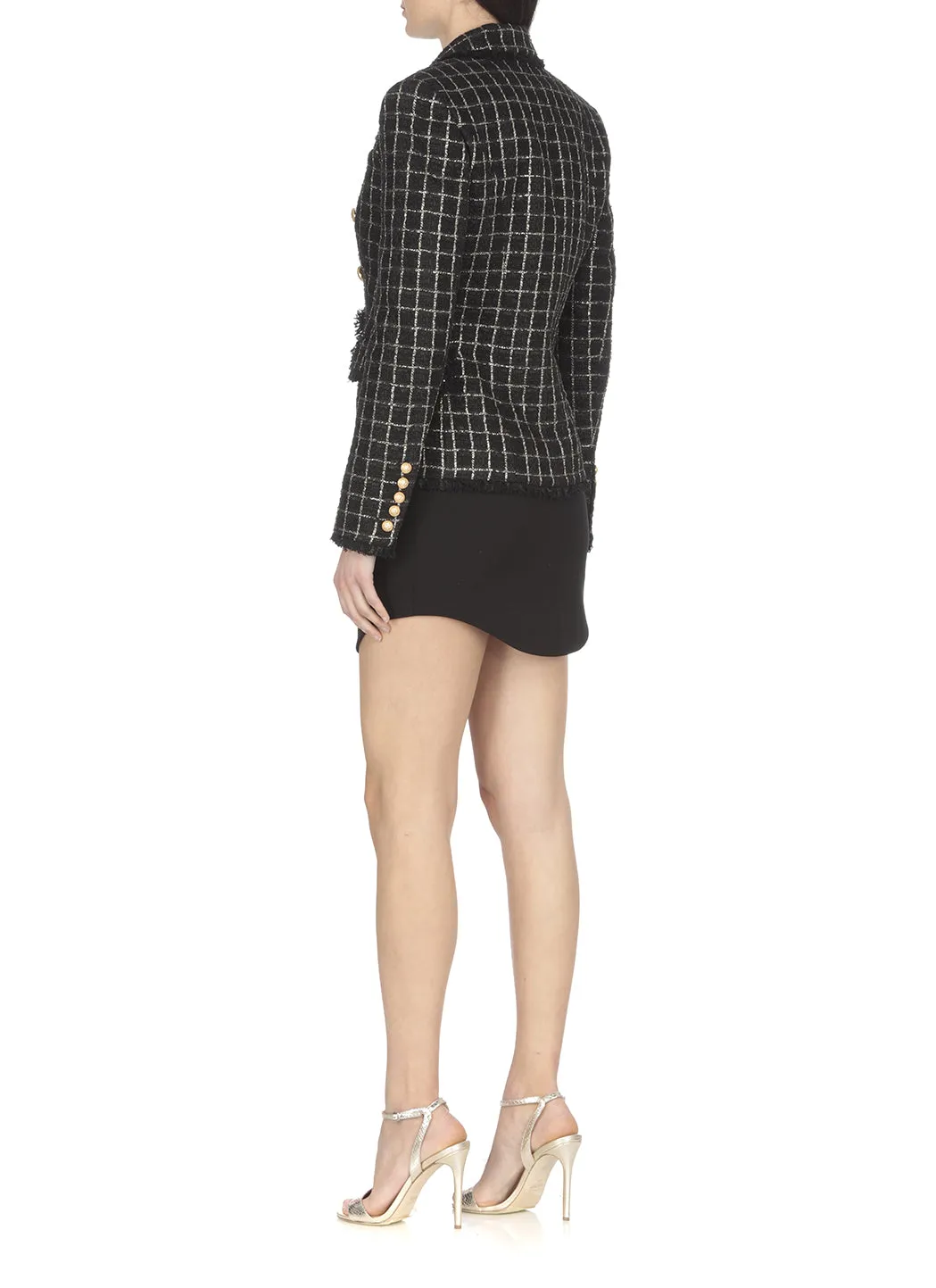 Balmain Double-Breasted Tweed Jacket