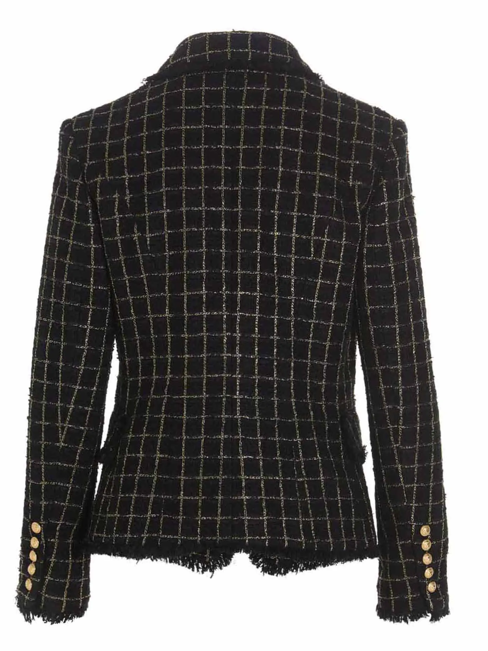 Balmain Double-Breasted Tweed Jacket