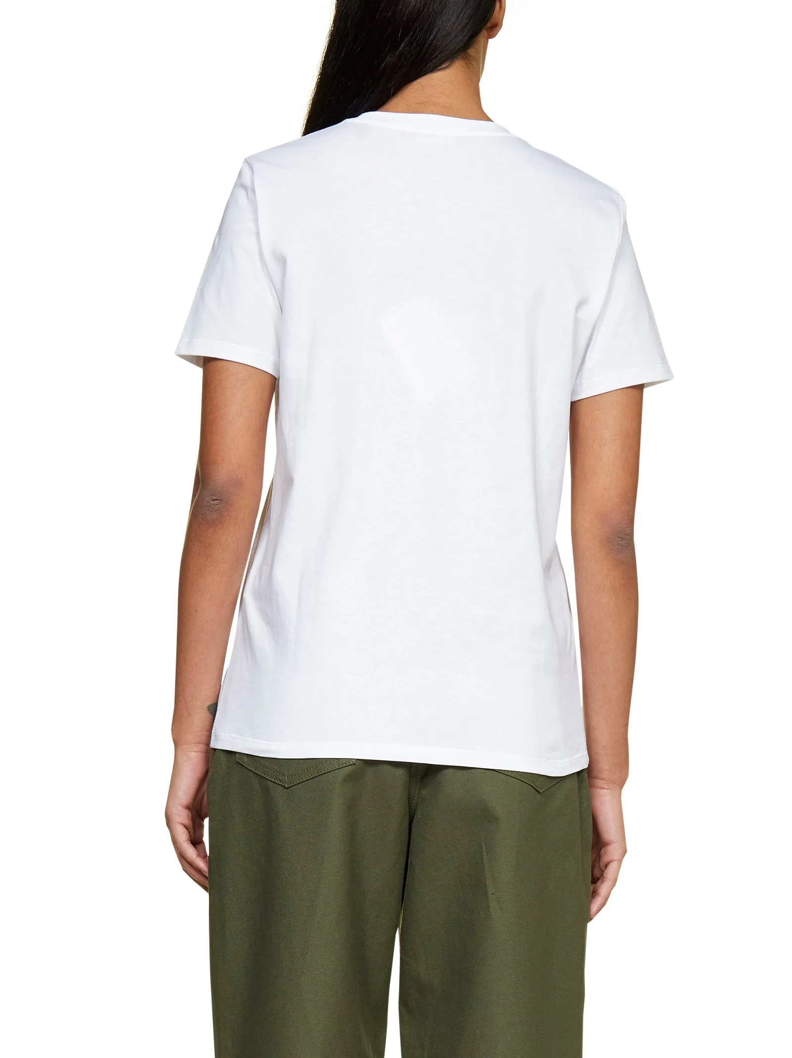 Balmain Logo Printed Crewneck T-Shirt
