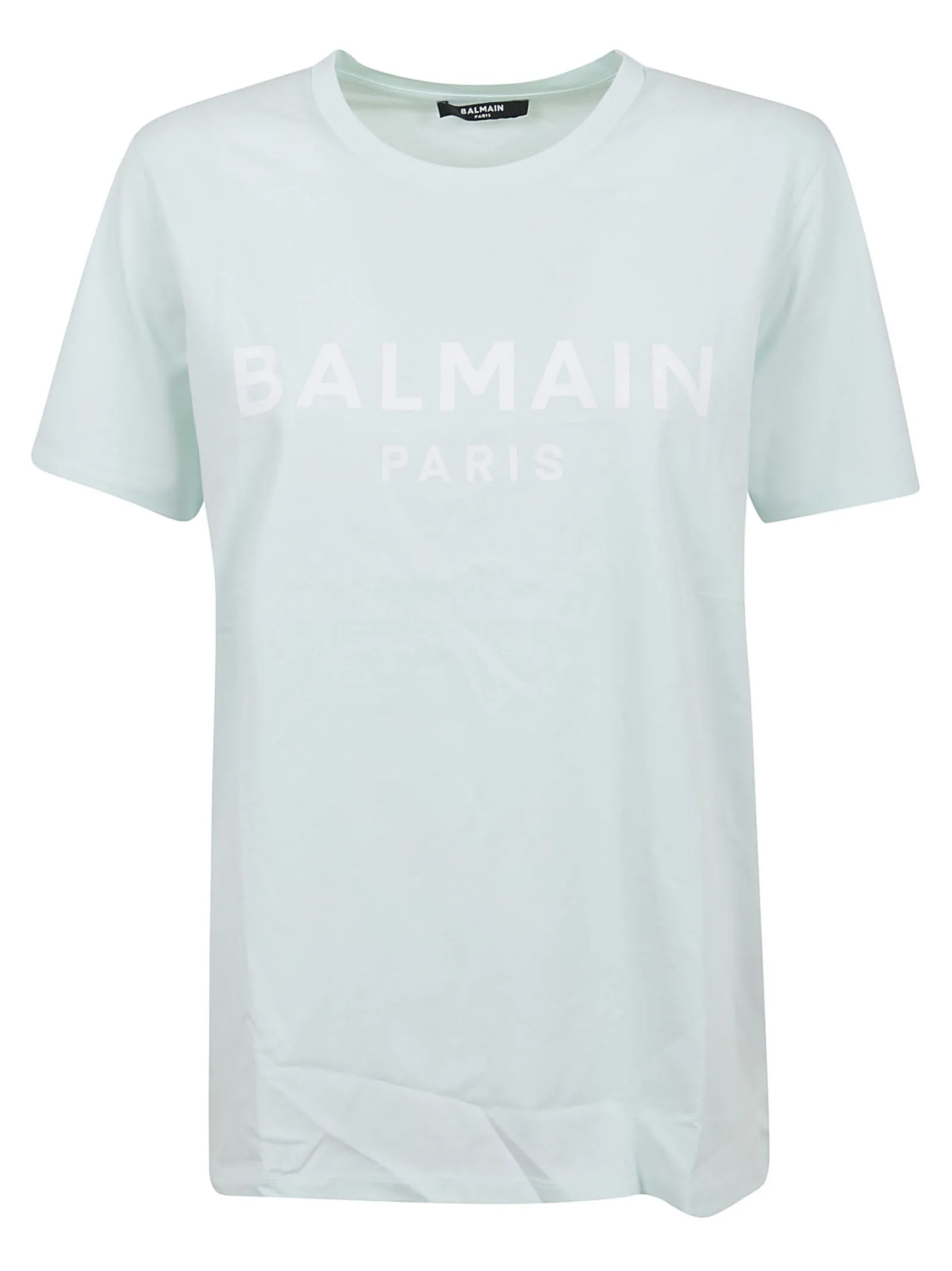 Balmain Logo Printed Crewneck T-Shirt