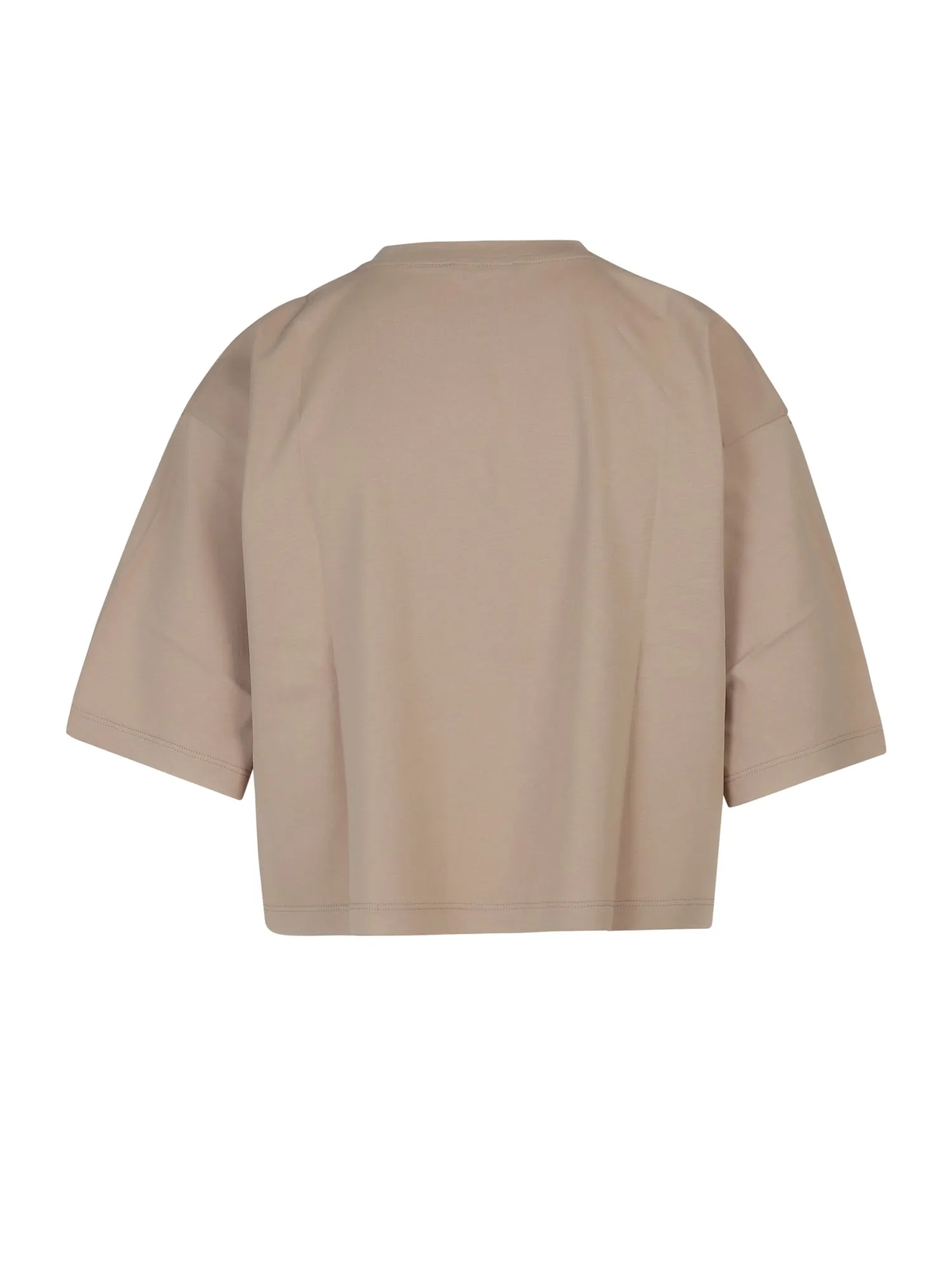 Balmain Logo Printed Cropped T-Shirt