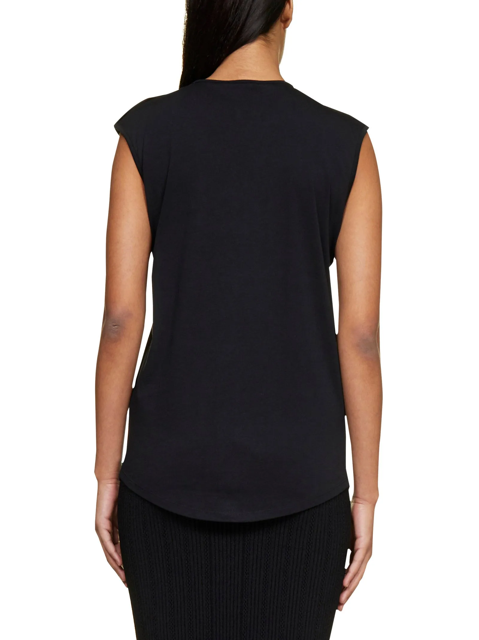 Balmain Sleeveless Logo Printed Tank Top