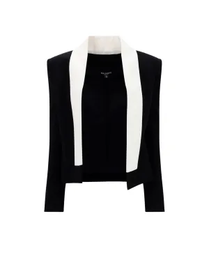 Balmain Two Toned Cropped Jacket