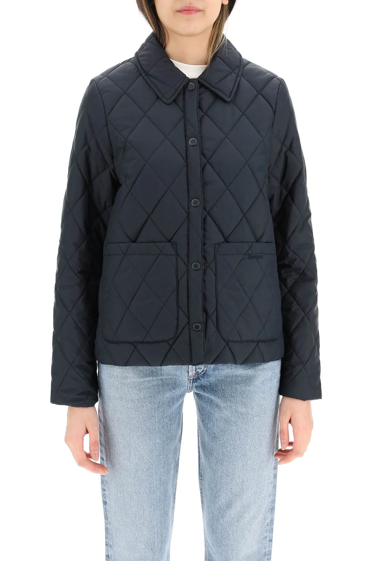 Barbour Quilted Button-Up Jacket