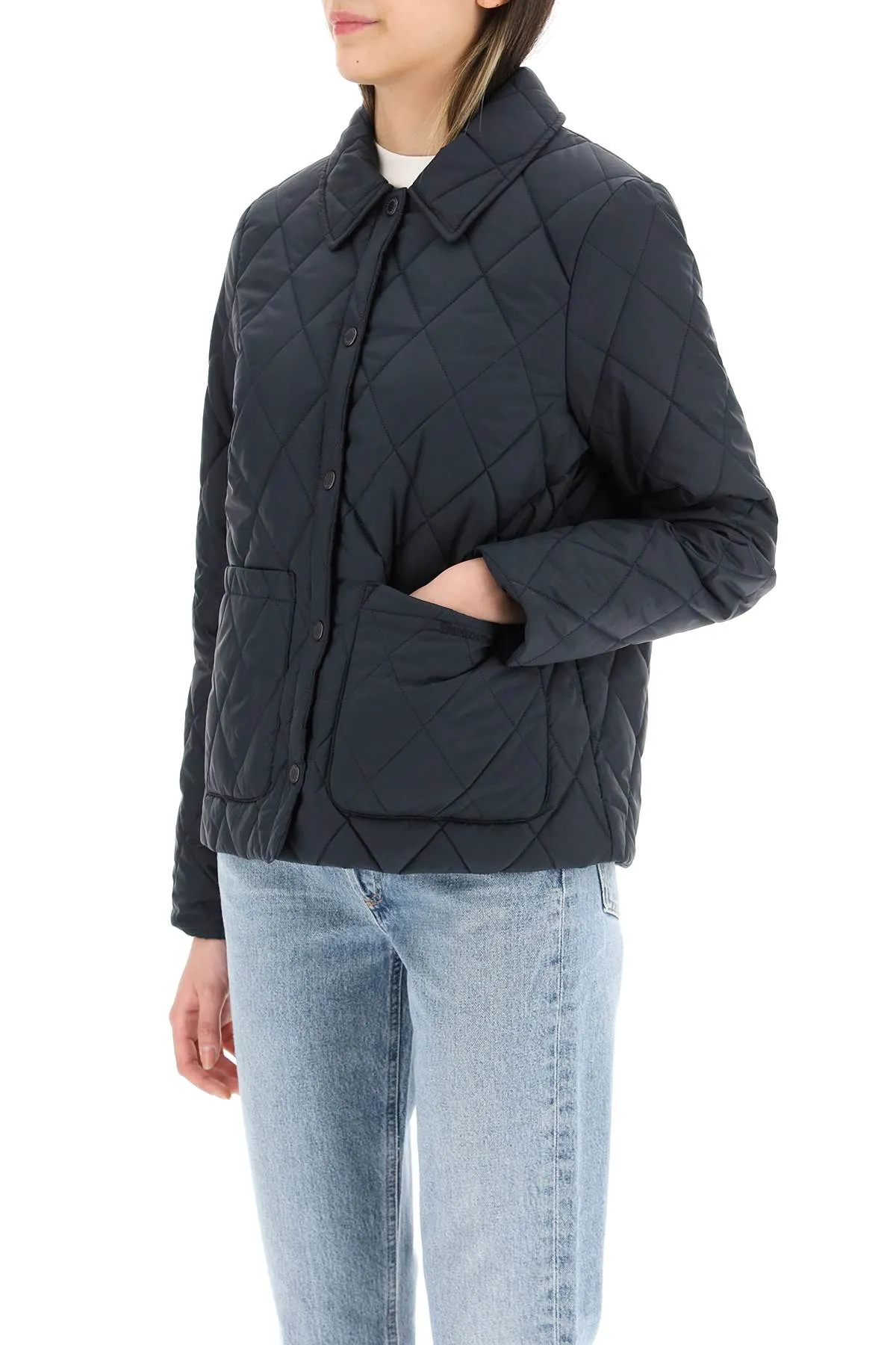 Barbour Quilted Button-Up Jacket