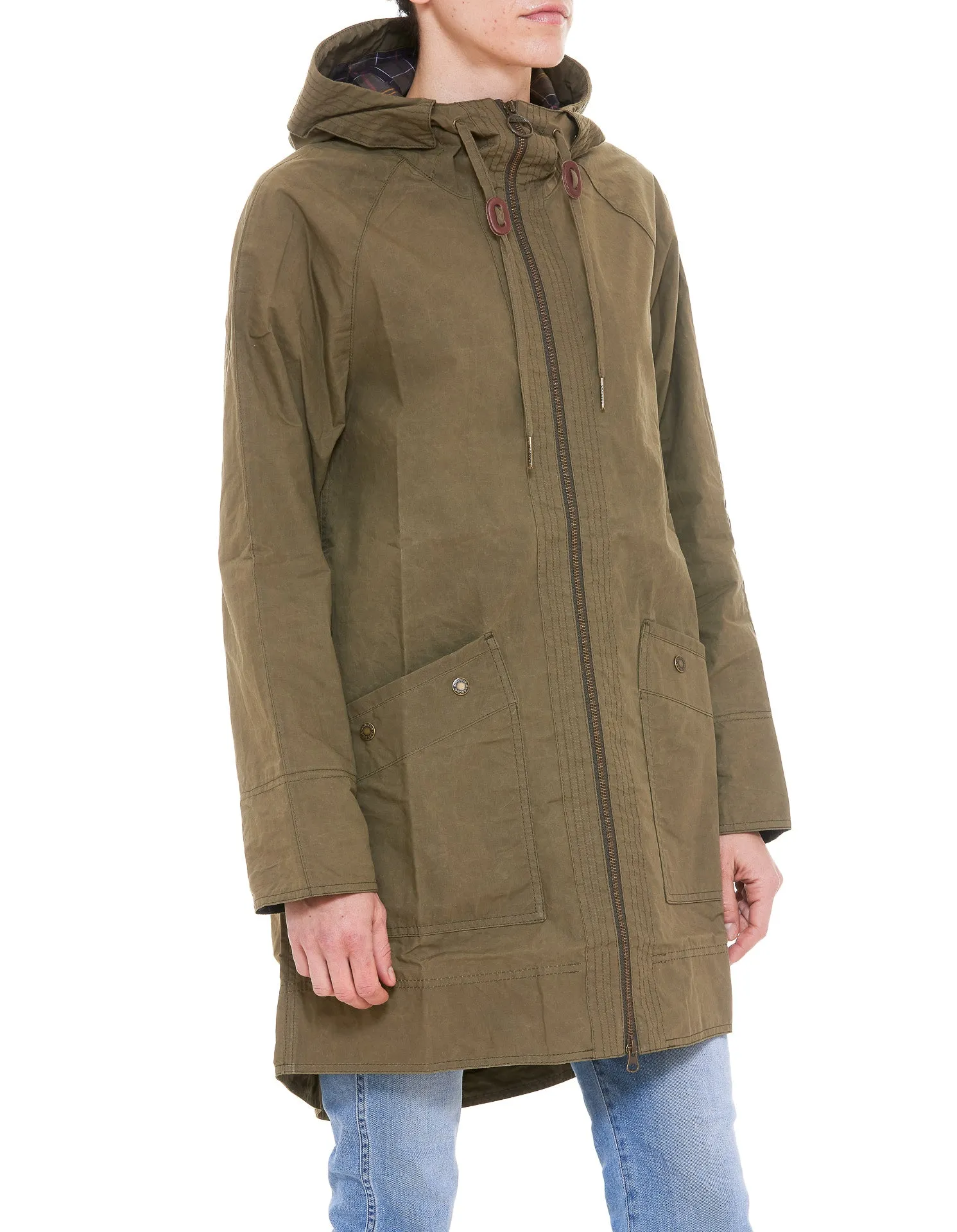 Barbour Zip-Up Hooded Long-Sleeved Jacket