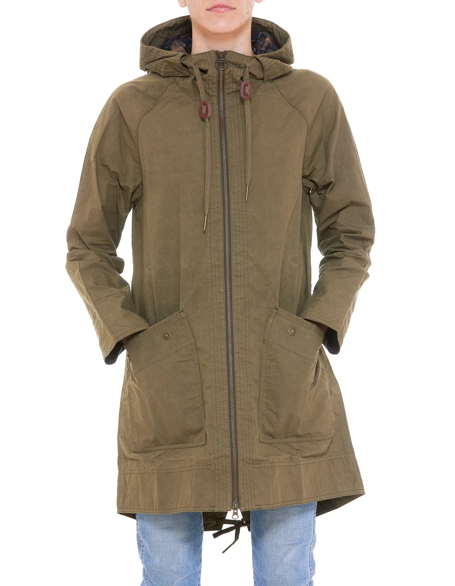 Barbour Zip-Up Hooded Long-Sleeved Jacket