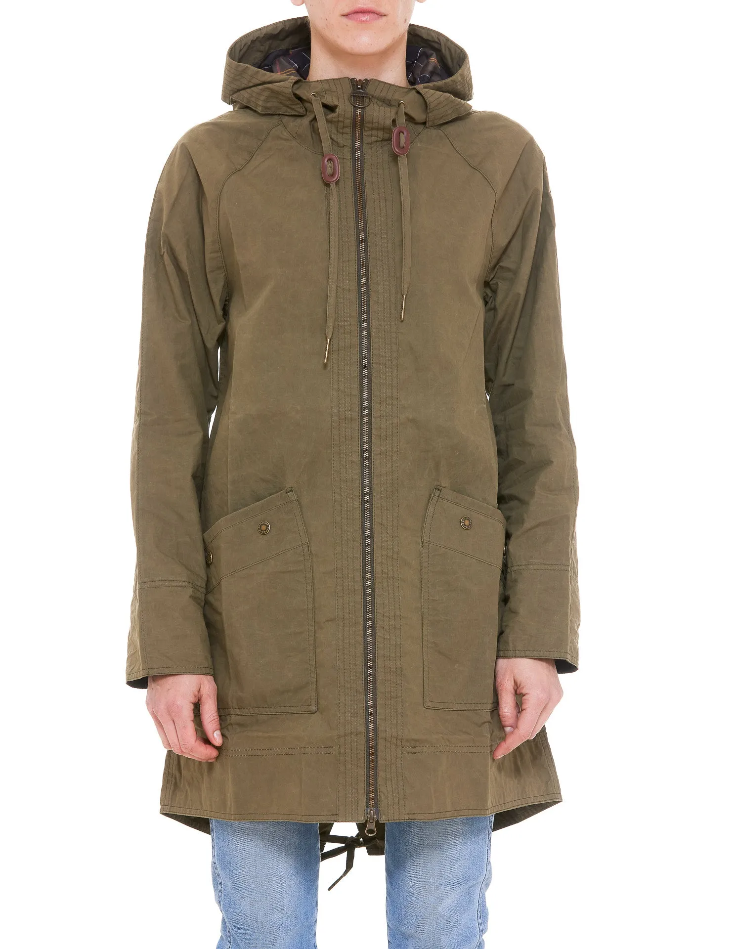 Barbour Zip-Up Hooded Long-Sleeved Jacket