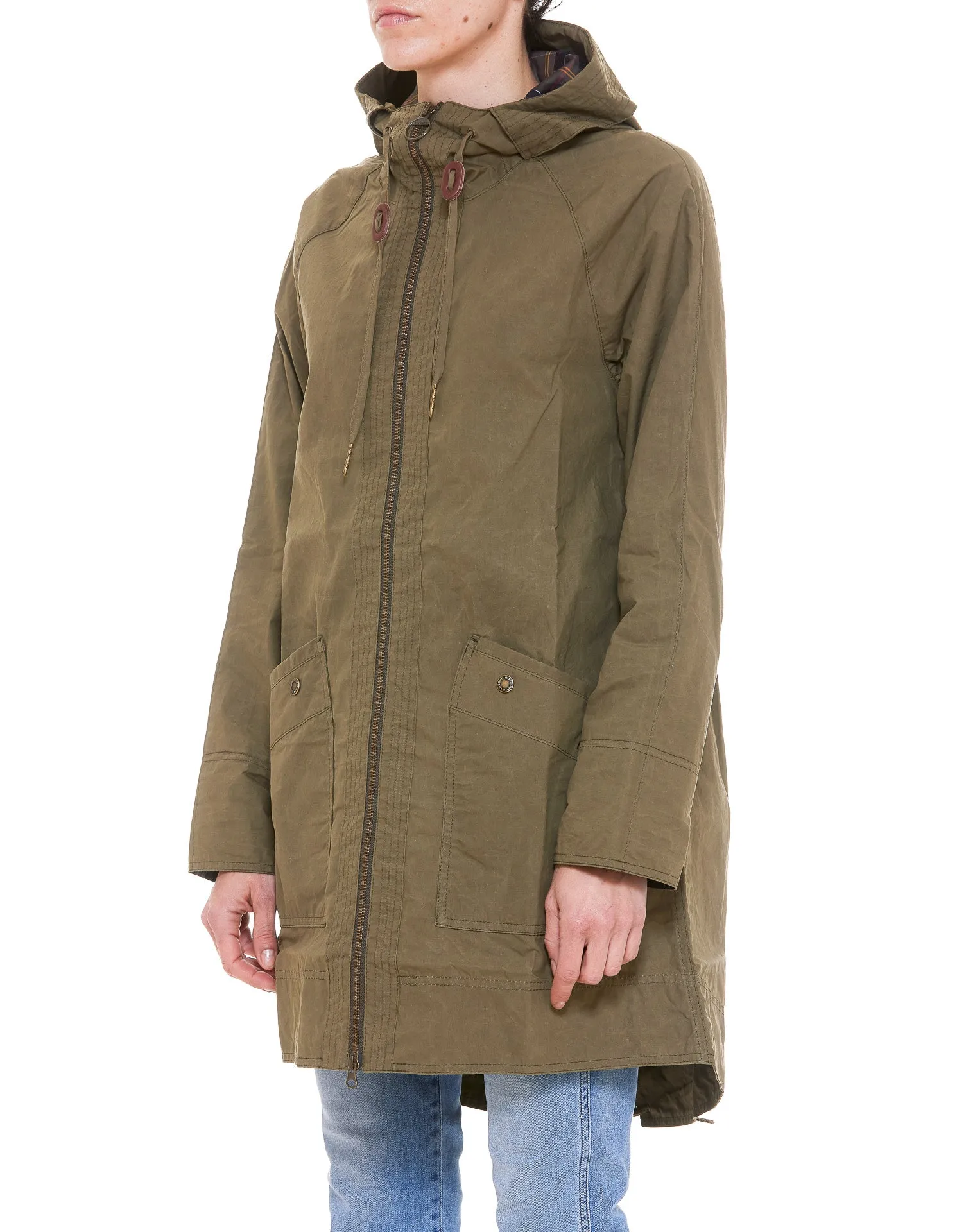 Barbour Zip-Up Hooded Long-Sleeved Jacket
