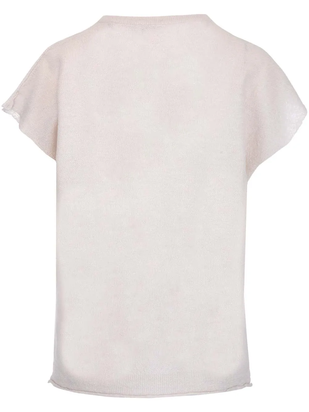 Barena V-Neck Cap Sleeved Top