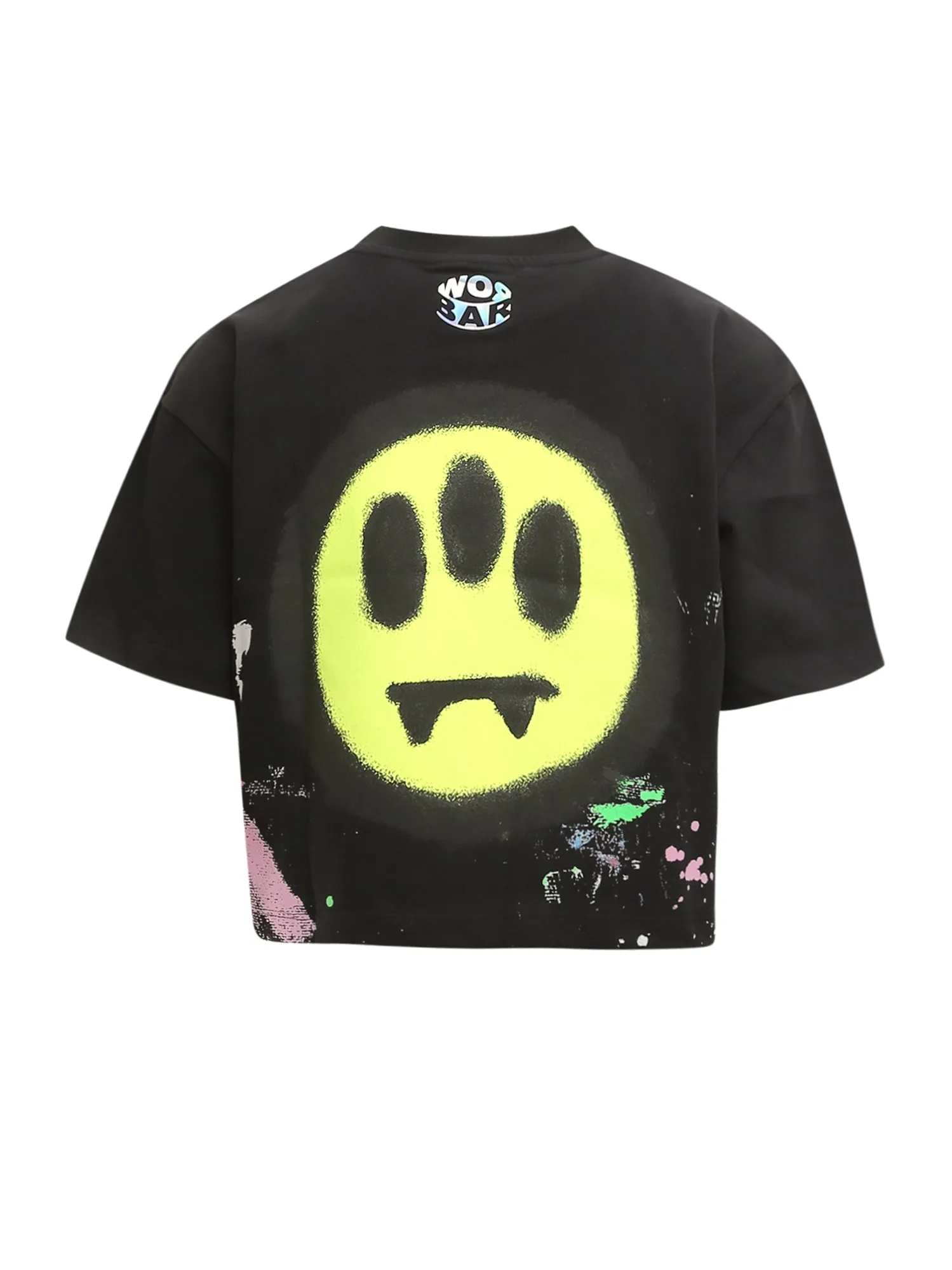 Barrow Logo Printed Crewneck Cropped T-Shirt