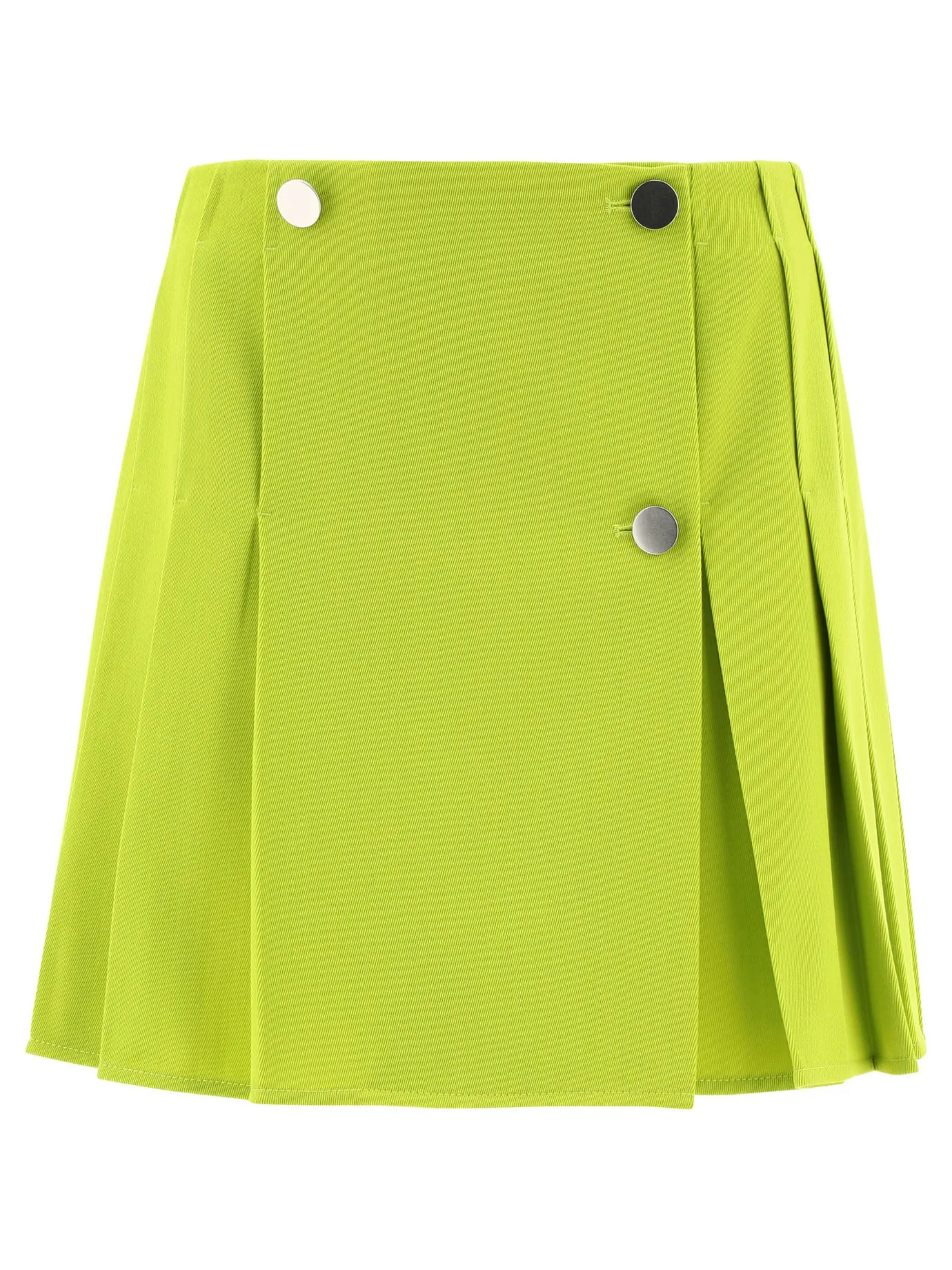Bottega Veneta High Waist Pleated Mini Skirt