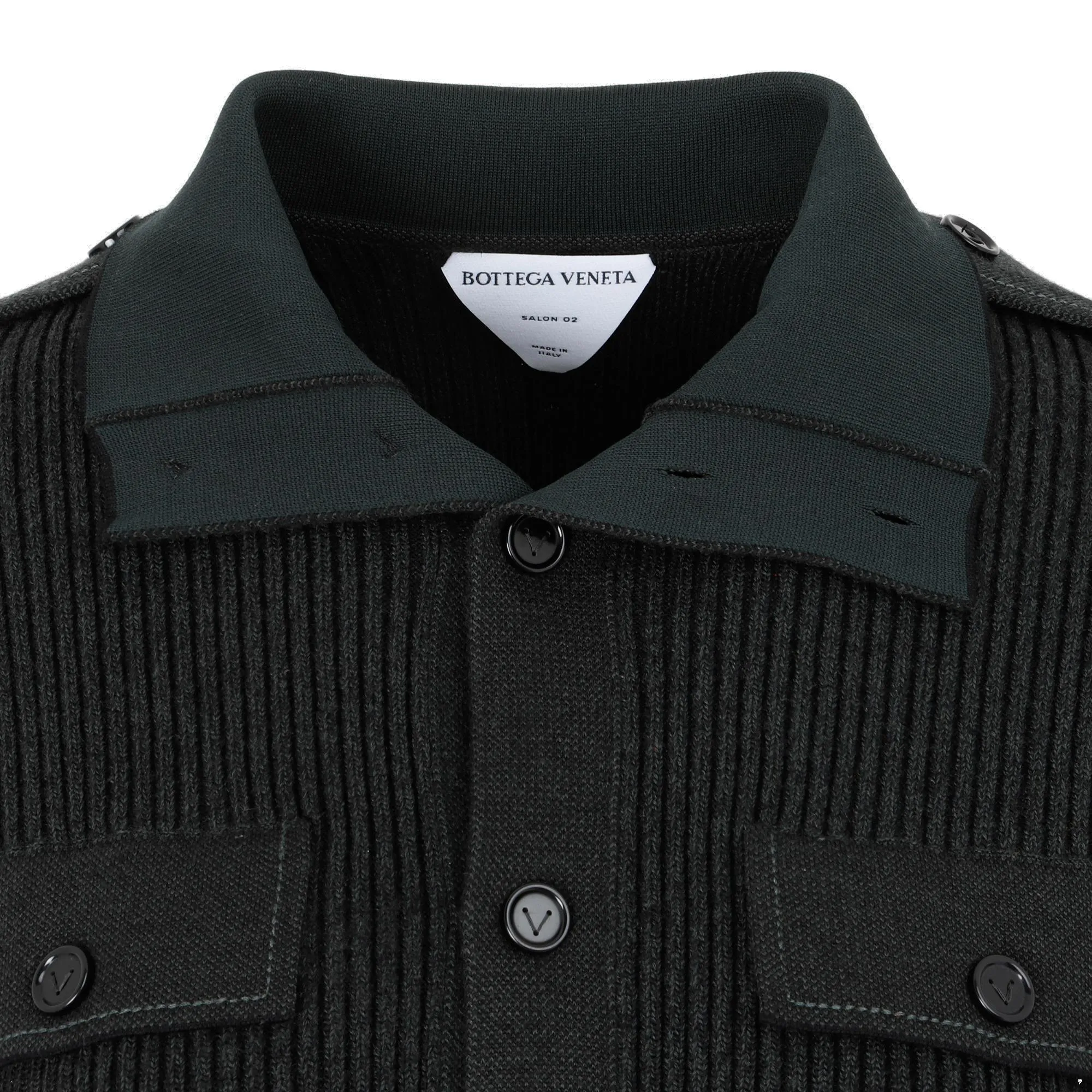 Bottega Veneta Rib-Knitted Mini Dress