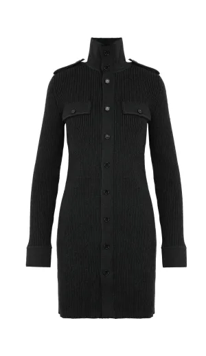 Bottega Veneta Rib-Knitted Mini Dress