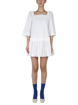 Boutique Moschino Cold-Shoulder Mini Dress