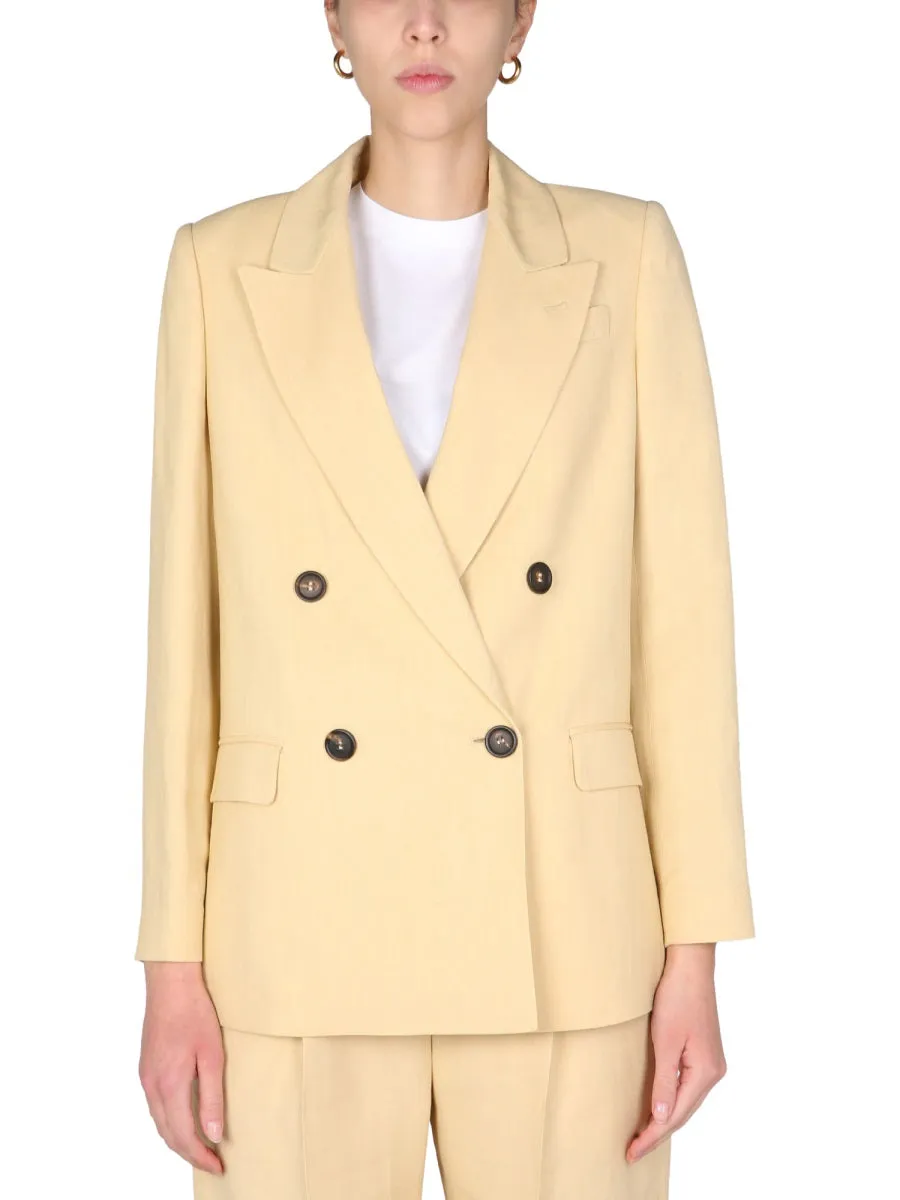 Brunello Cucinelli Double-Breasted Long-Sleeved Jacket