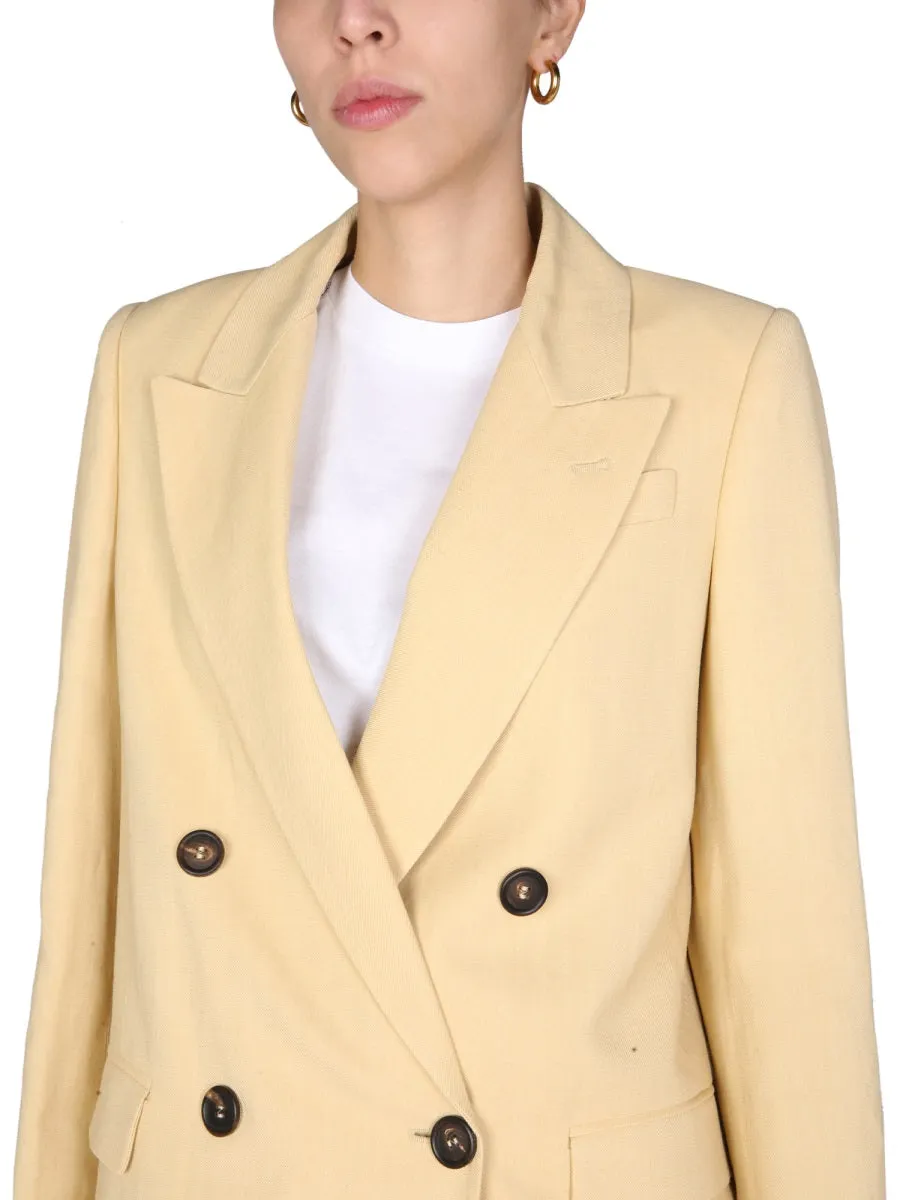 Brunello Cucinelli Double-Breasted Long-Sleeved Jacket