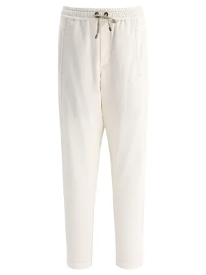 Brunello Cucinelli High-Rise Drawstring Trousers