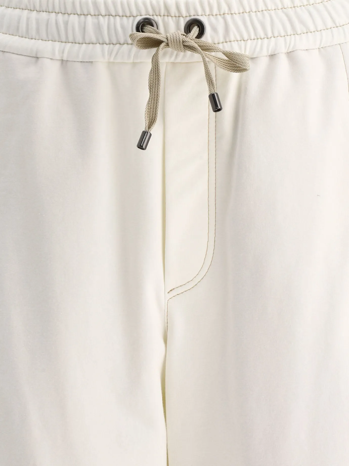 Brunello Cucinelli High-Rise Drawstring Trousers