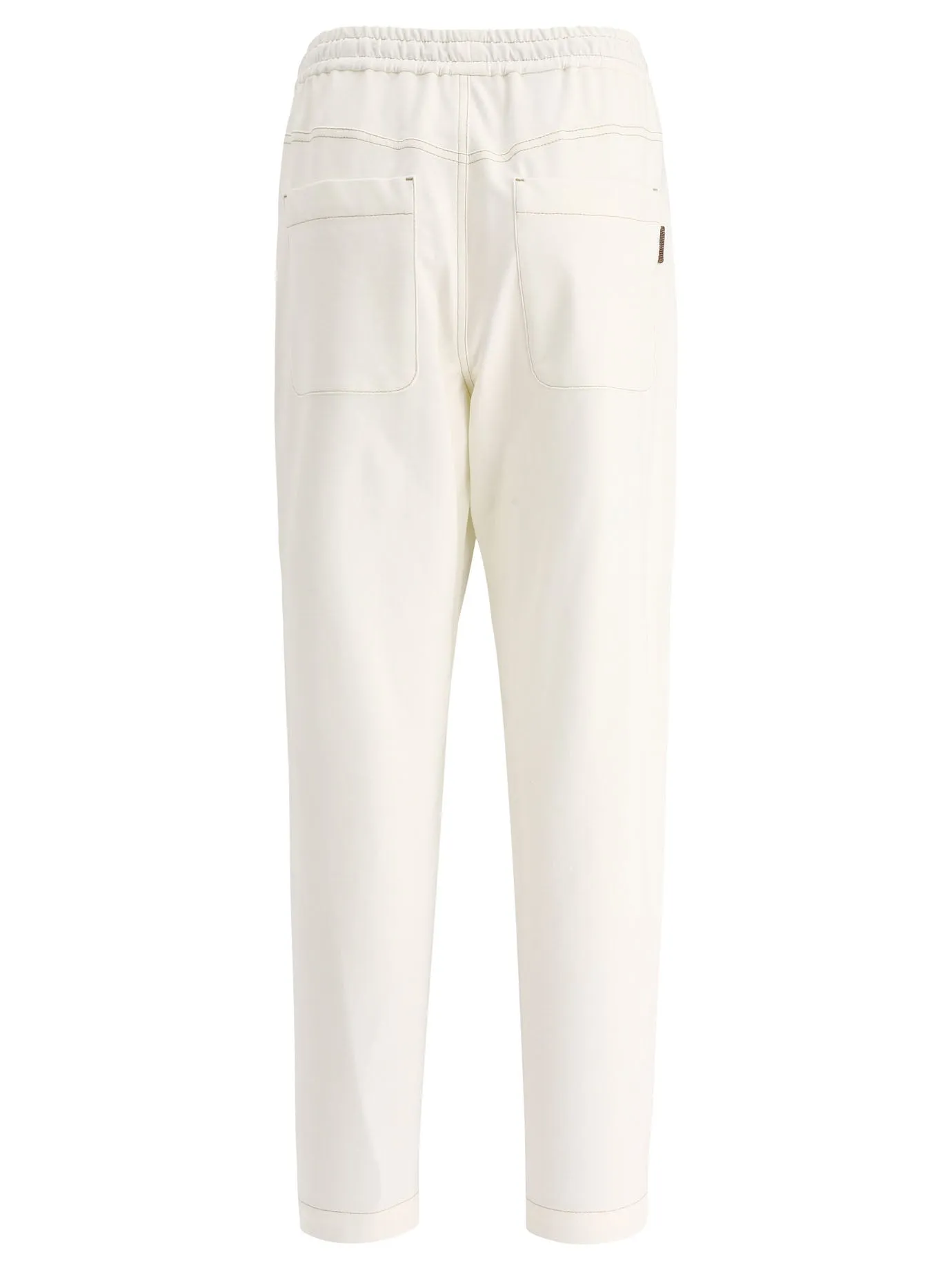Brunello Cucinelli High-Rise Drawstring Trousers