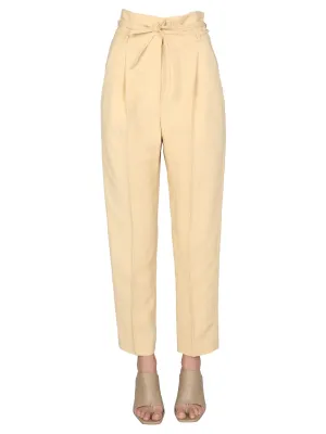 Brunello Cucinelli High Waist Drawstring Trousers