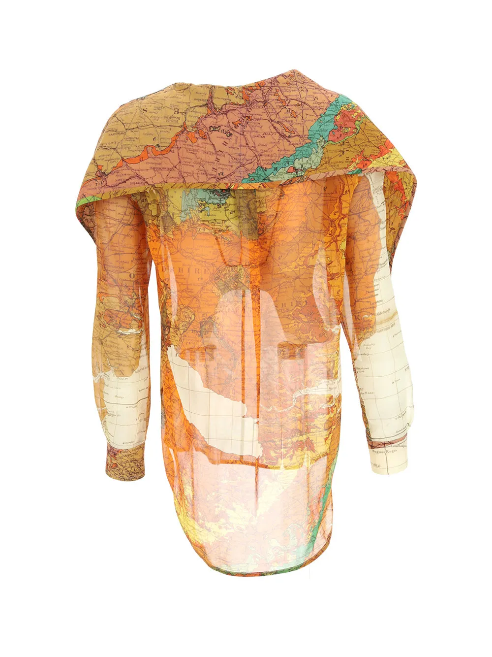 Burberry All-Over Printed Long-Sleeved Top