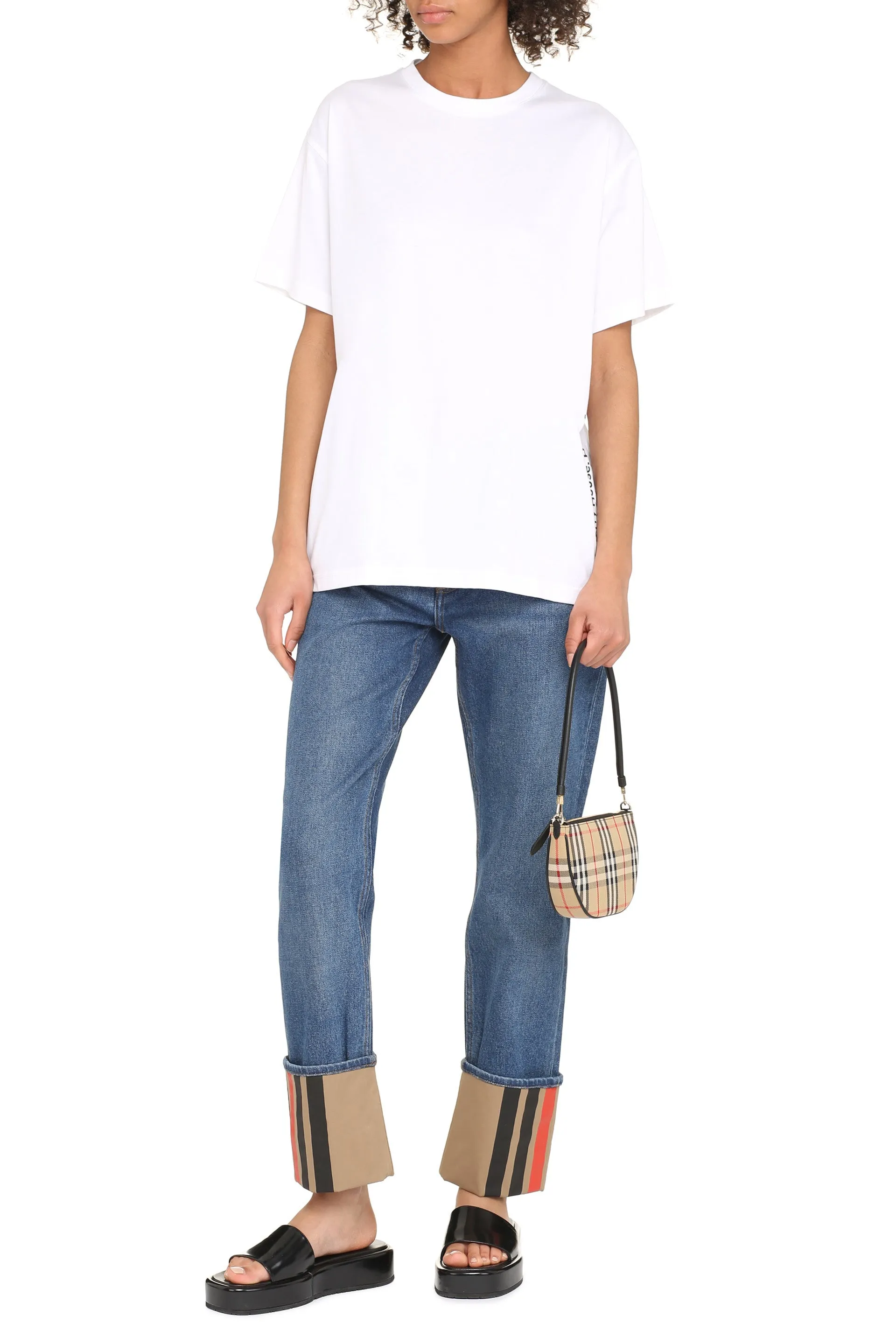 Burberry Coordinates Print Oversized T-Shirt
