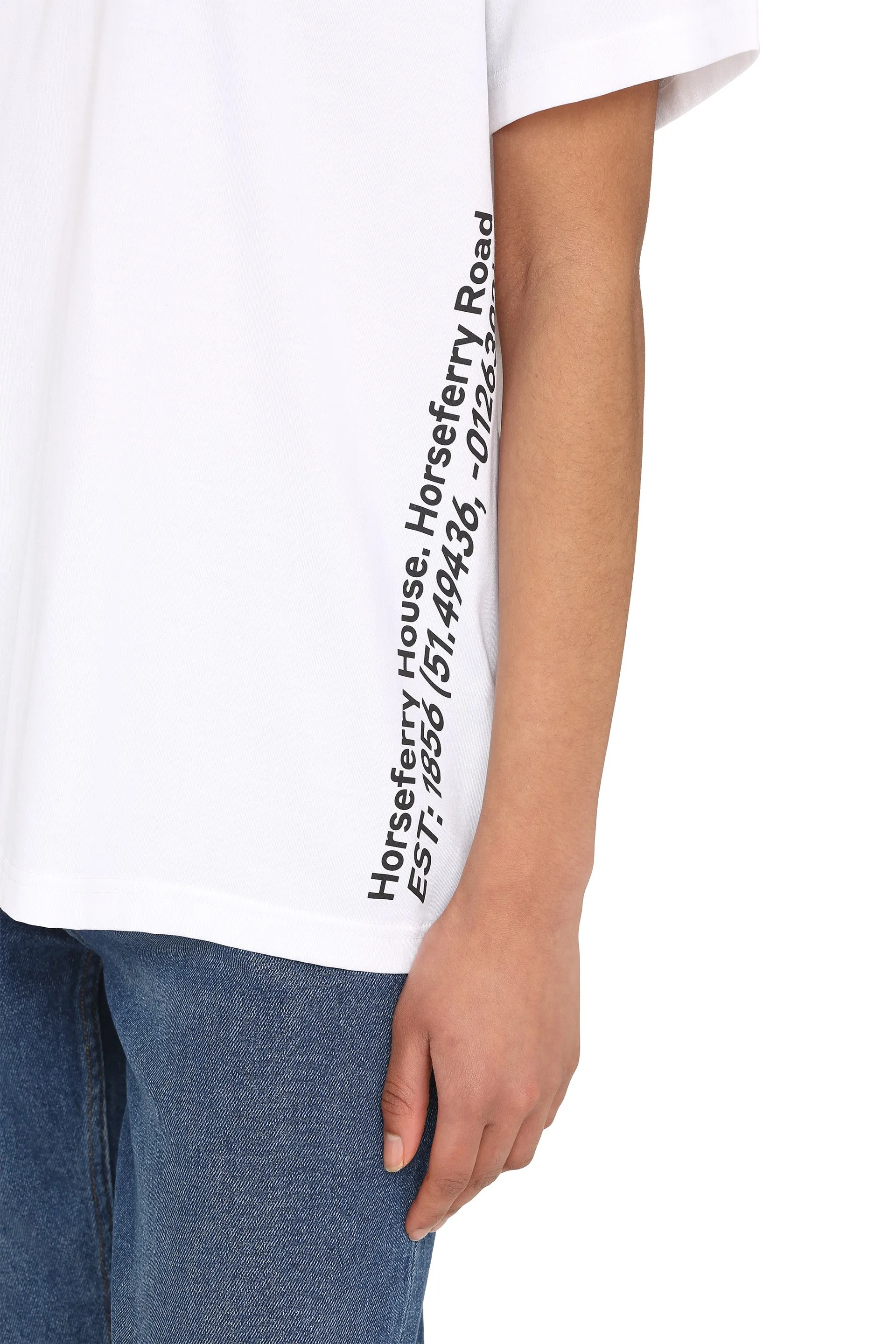 Burberry Coordinates Print Oversized T-Shirt
