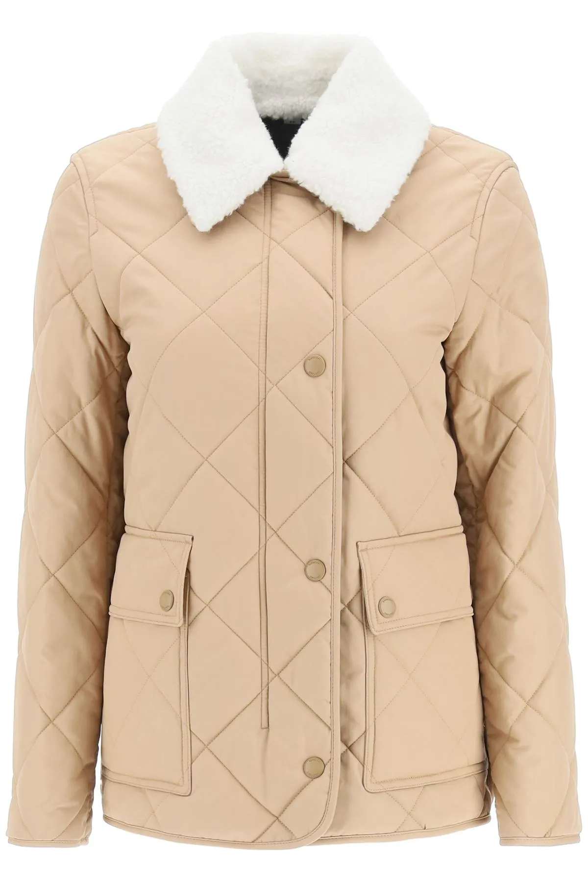 Burberry Diamond Quilted Gabardine Jacket