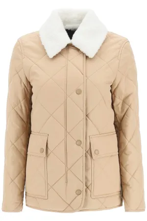 Burberry Diamond Quilted Gabardine Jacket