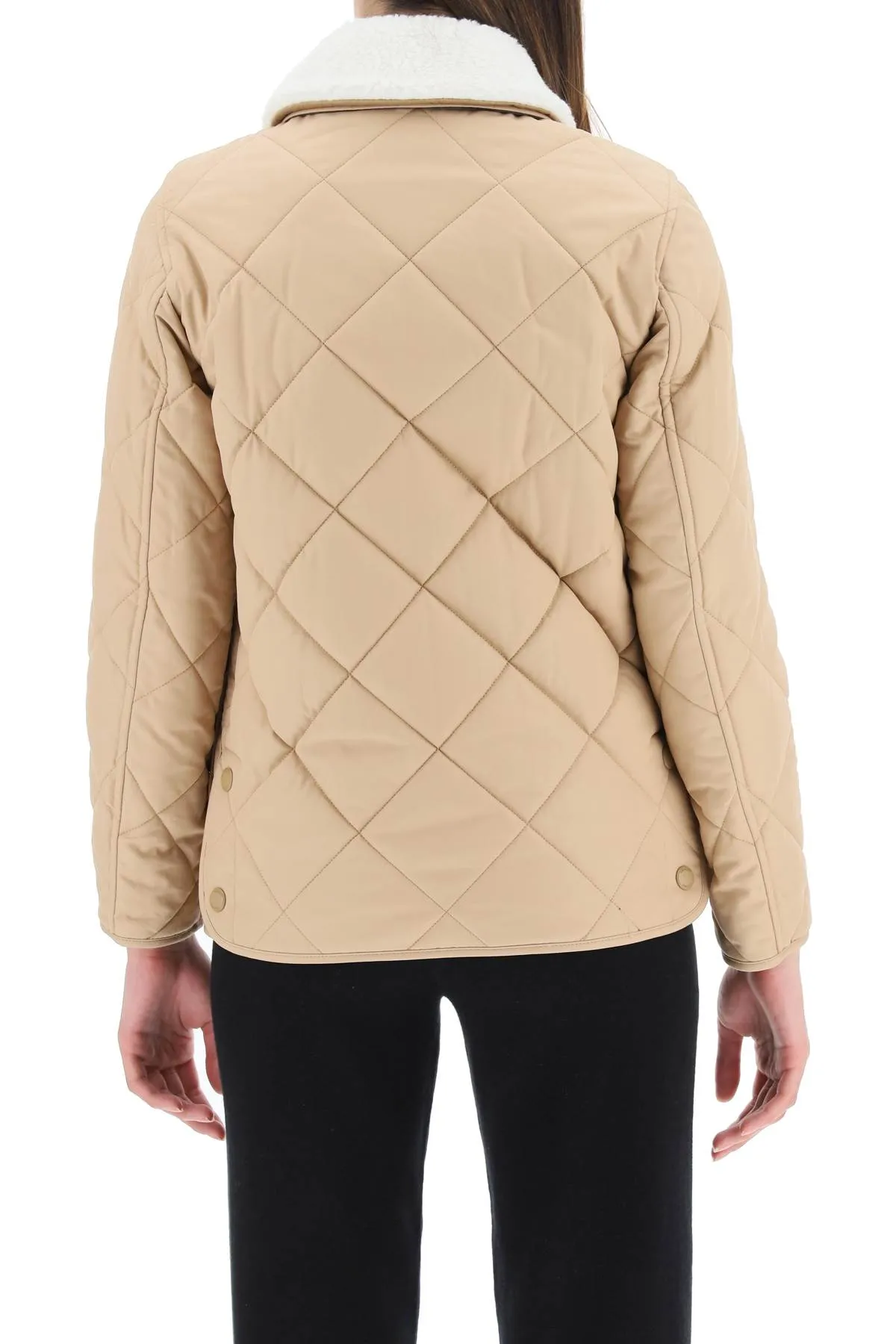 Burberry Diamond Quilted Gabardine Jacket
