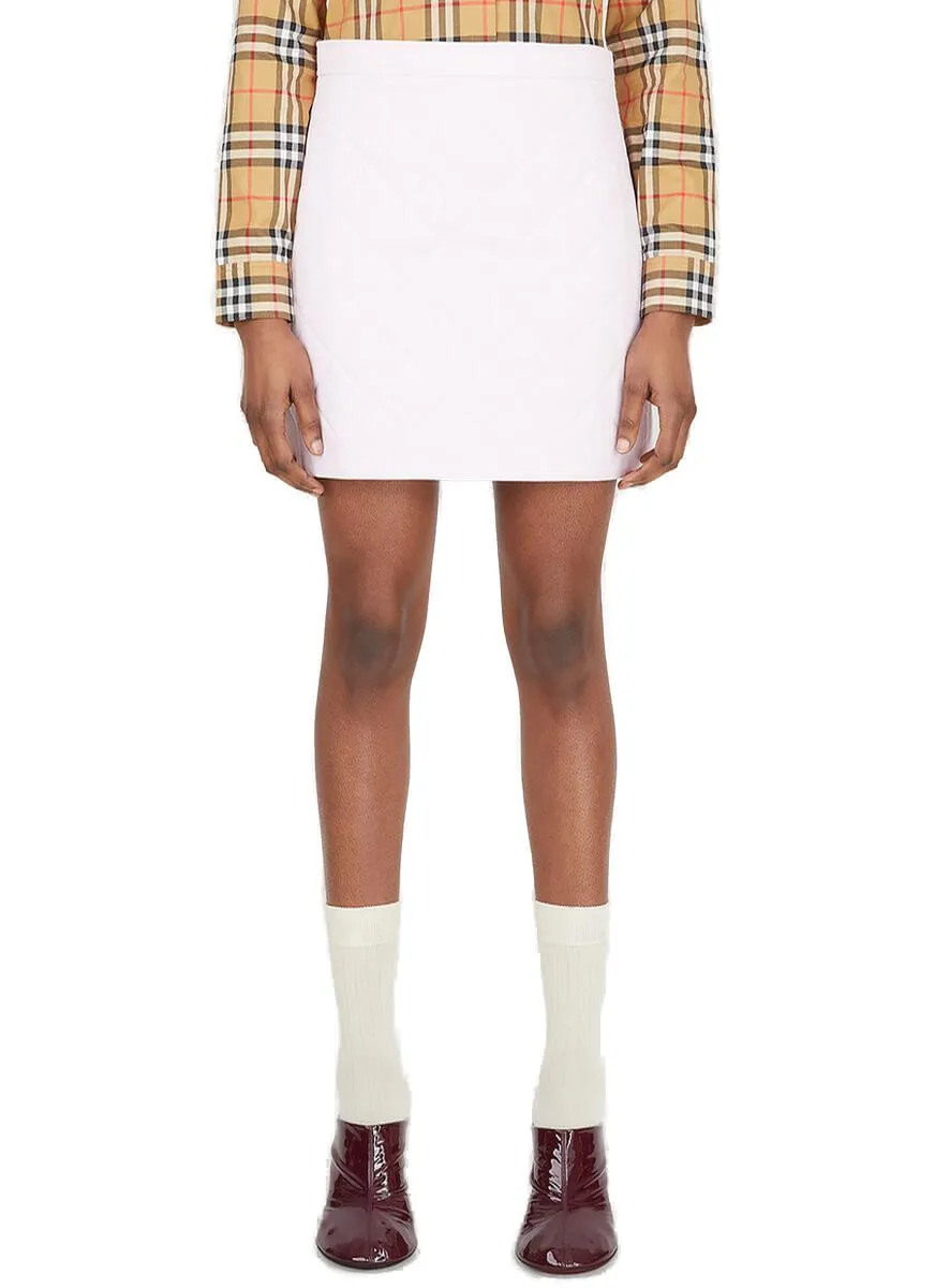 Burberry Diamond Quilted Mini Skirt