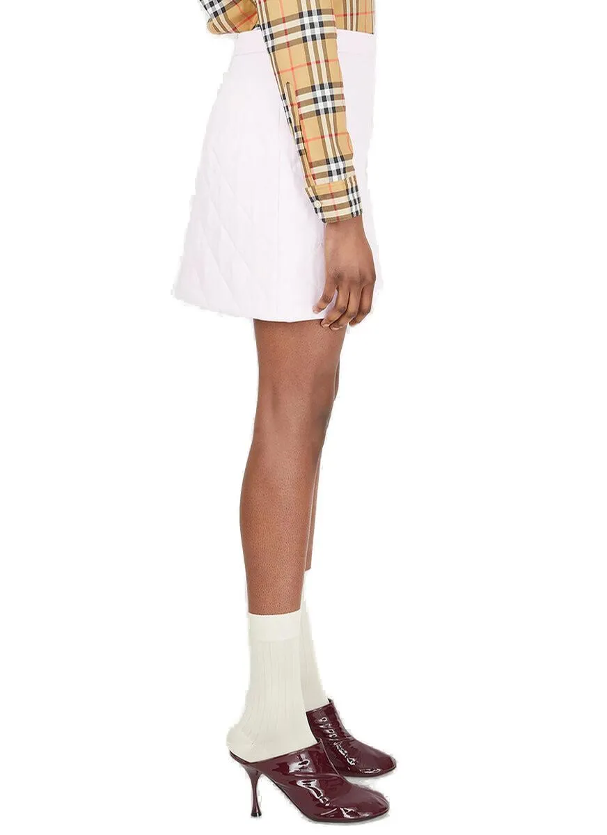 Burberry Diamond Quilted Mini Skirt