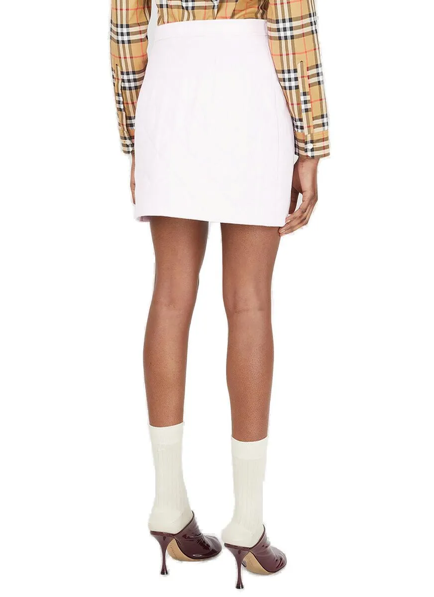 Burberry Diamond Quilted Mini Skirt