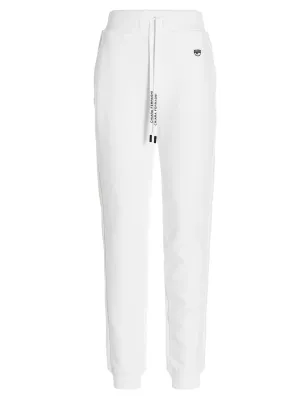 Chiara Ferragni Eyelike Patch Drawstring Track Pants