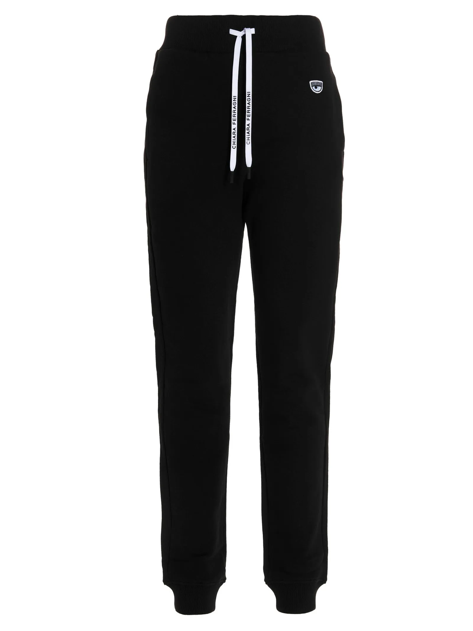 Chiara Ferragni Eyelike Patch Drawstring Track Pants