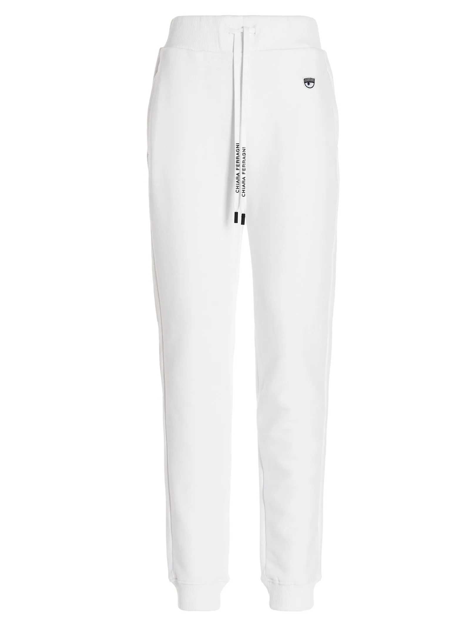 Chiara Ferragni Eyelike Patch Drawstring Track Pants