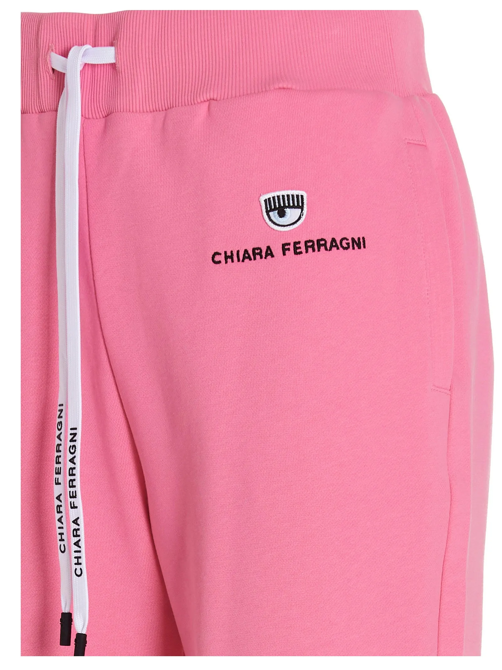 Chiara Ferragni Logo Embroidered Drawstring Joggers